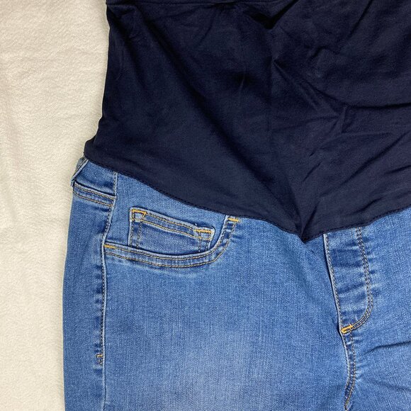 GAP Maternity Easy Leggings Size 4 Blue Jeans Leggings Skinny Slim Leg Pants - Picture 5 of 15
